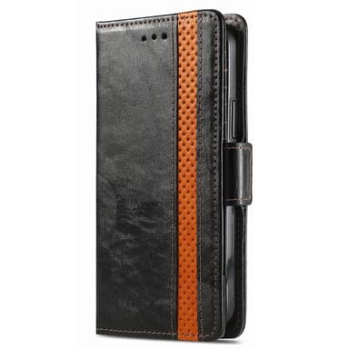 SKALO Xiaomi Redmi Note 14 Pro 5G CASENEO 002 Premium Flip Cover - Sort