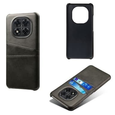 SKALO Xiaomi Redmi Note 14 Pro 5G PU-Læder Kortholder Cover - Sort