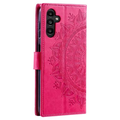 SKALO Samsung S25 Mandala Flip Cover - Cerise