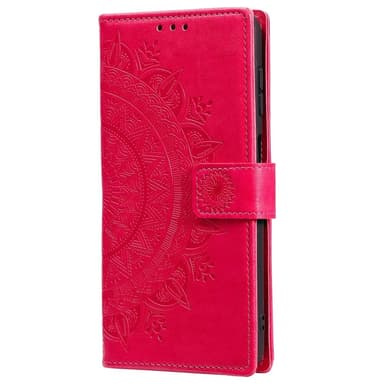 SKALO Samsung S25 Mandala Flip Cover - Cerise