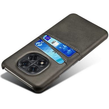 SKALO Xiaomi Redmi Note 14 Pro 5G PU-Læder Kortholder Cover - Sort