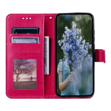 SKALO Samsung S25 Mandala Flip Cover - Cerise