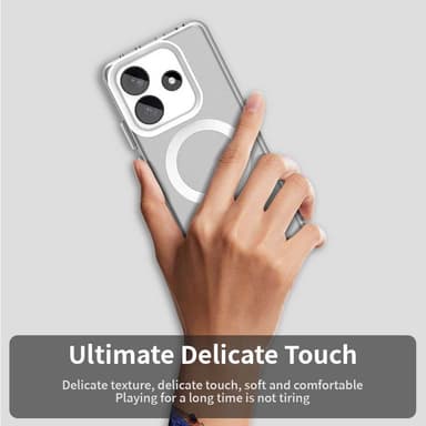 SKALO Xiaomi Redmi Note 14 5G Candy Series Hybrid Cover - Hvid