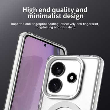 SKALO Xiaomi Redmi Note 14 5G Candy Series Hybrid Cover - Hvid
