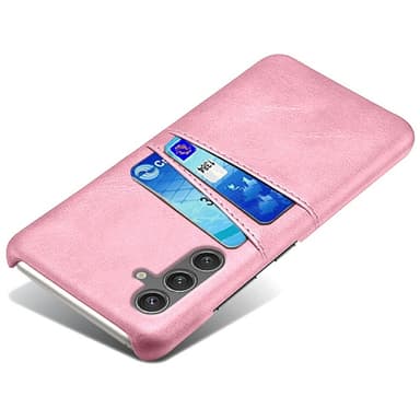 SKALO Samsung S25 PU-Læder Kortholder Cover - Rosa guld