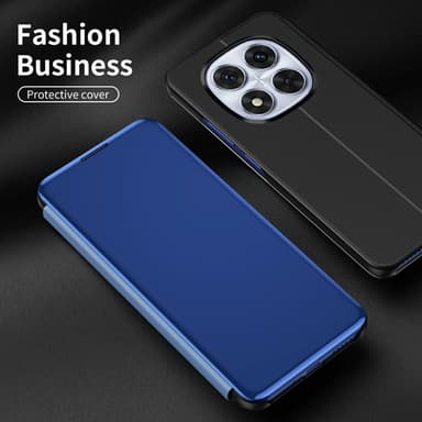 SKALO Xiaomi Redmi Note 14 Pro 5G Clear View Flip Cover - Lilla