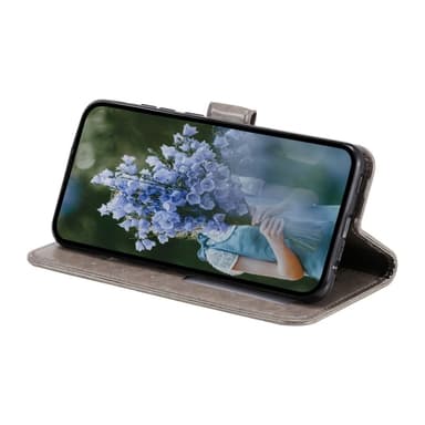 SKALO Samsung S25+ Mandala Flip Cover - Grå