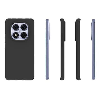 Til Xiaomi Redmi Note 14 Pro 5G Case TPU Cover Bagside - Sort