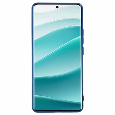 SKALO Xiaomi Redmi Note 14 Pro+ 5G Ultratunt TPU Cover - Blå