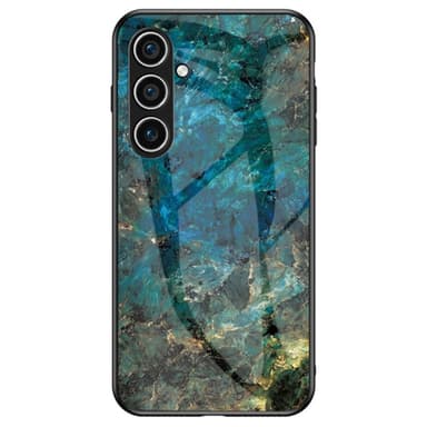 SKALO Samsung S25+ Marmor Hærdet Glas TPU Cover - #2