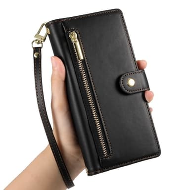 SKALO Xiaomi 15 Ultra 5G Zipper Big Flip Cover - Sort