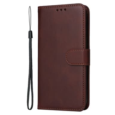 SKALO Xiaomi 15 Ultra 5G PU-læder Flip Cover - Brun