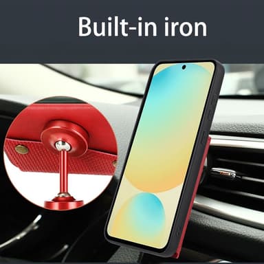 SKALO Xiaomi Redmi Note 14 Pro 5G PU-lædercover med 2 kortslots Cover - Sort
