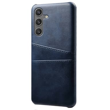 SKALO Samsung S25 PU-Læder Kortholder Cover - Blå