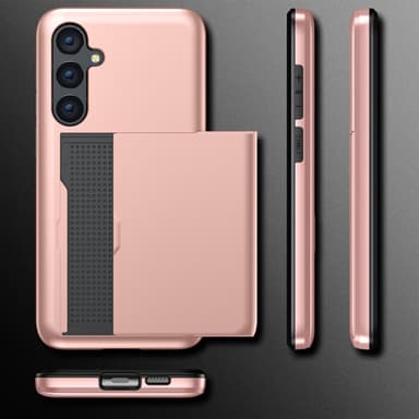SKALO Samsung S25 Armor Kortholder Cover - Grøn