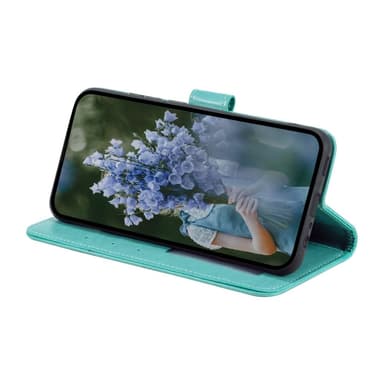 SKALO Xiaomi Redmi Note 14 Pro 5G Mandala Flip Cover - Turkis