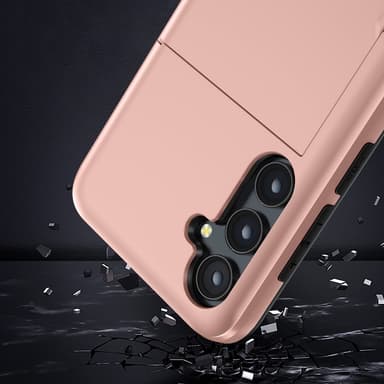 SKALO Samsung S25 Armor Kortholder Cover - Grøn