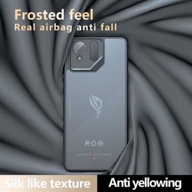 SKALO Asus ROG Phone 9 5G Skin-touch Hybrid Cover - Sort