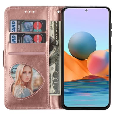 SKALO Samsung S25 Glitter Lynlås Flip Cover - Rosa guld