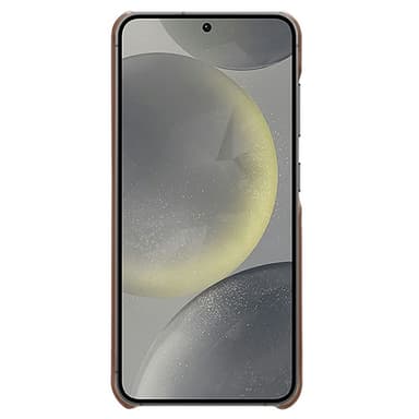 SKALO Samsung S25 PU-Læder Kortholder Cover - Brun