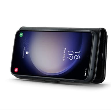 DG MING Samsung S25 2-i-1 Magnet Flip Cover - Sort