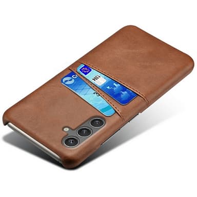 SKALO Samsung S25 PU-Læder Kortholder Cover - Brun