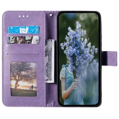 SKALO Xiaomi Redmi Note 14 5G Mandala Flip Cover - Lilla