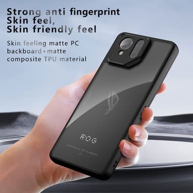 SKALO Asus ROG Phone 9 5G Skin-touch Hybrid Cover - Sort