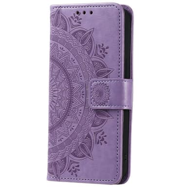 SKALO Xiaomi Redmi Note 14 5G Mandala Flip Cover - Lilla