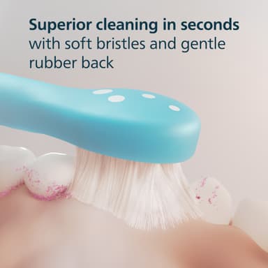 Philips Sonicare tandbørstehoved til børn HX6032/90 (hvid)