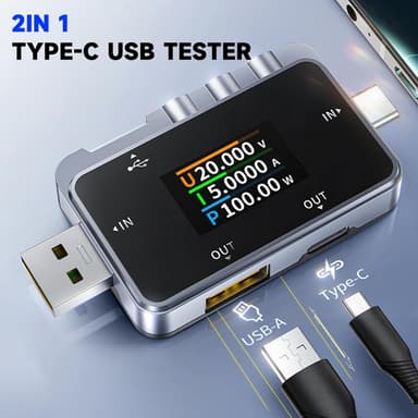 FNIRSI FNAC-28 USB-tester til præcis strøm- og spændingsmåling