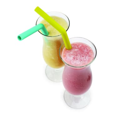 Sugerør til Smoothie / Milkshake, silikone