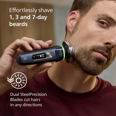 Philips i9000 Prestige barbermaskine XP9201/30 (blå)