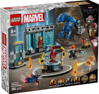 LEGO Marvel Iron Mans laboratorium Dragtgalleriet 76315