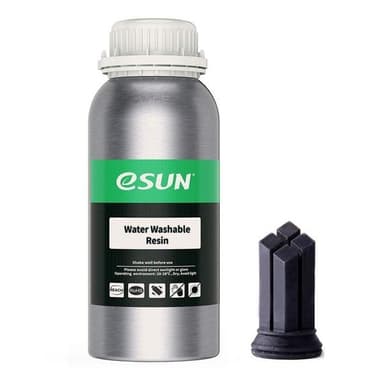 eSUN Vandvaskbar harpiks 0.5 kg - Sort