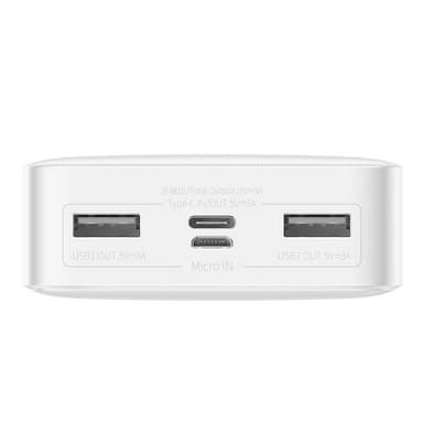 Powerbank Baseus Bipow 20000mAh, 15W (hvid)