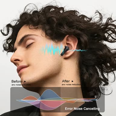Bluetooth-øretelefoner med ENC Call Noise Reduction Hurtig opladning V5.3