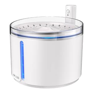 Vandfontæne til kæledyr Dogness D08 med sensor 2,2l (hvid)
