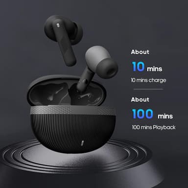 Bluetooth-øretelefoner med ENC Call Noise Reduction Hurtig opladning V5.3