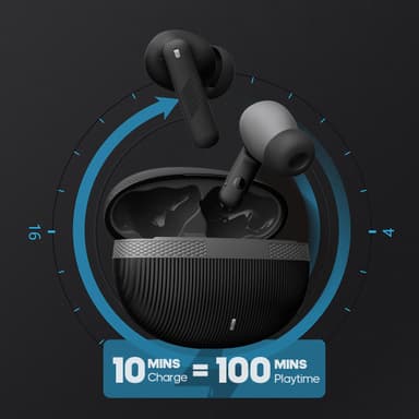 Bluetooth-øretelefoner med ENC Call Noise Reduction Hurtig opladning V5.3