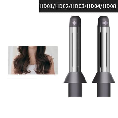 Silver Curling Diffuser til Dyson Supersonic hårtørrer HD01 HD02 HD03 HD04 HD08