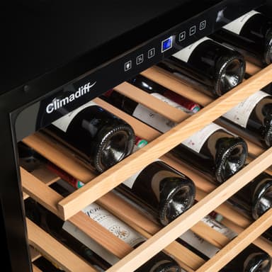 Climadiff vinskab CBU51S2B (indbygget) 51 flasker