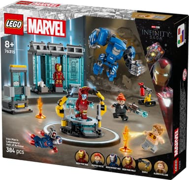 LEGO Marvel Iron Mans laboratorium Dragtgalleriet 76315