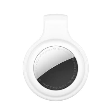 Silikone cover til Apple Airtag - Hvid