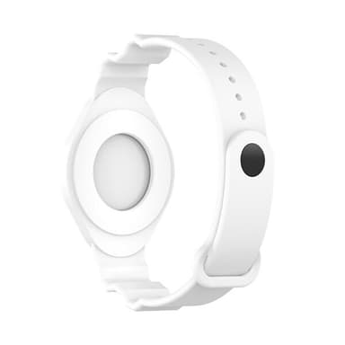 Silikonearmbånd til Apple Airtag - Hvid