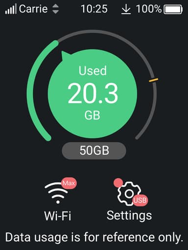 ZTE MU5120 5G WiFi 6 bærbar router
