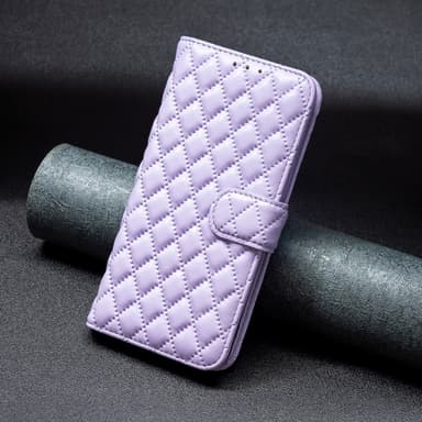 SKALO Xiaomi Redmi Note 14 Pro+ 5G BINFEN COLOR Quiltet cover Flip Cover - Lilla