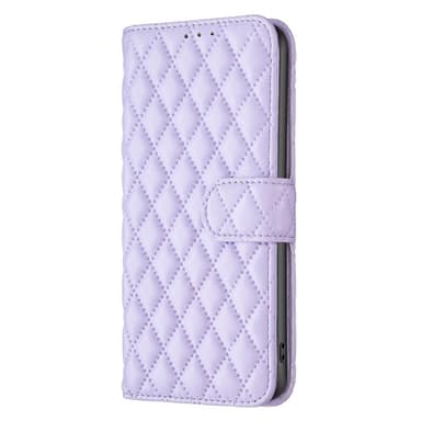 SKALO Xiaomi Redmi Note 14 Pro+ 5G BINFEN COLOR Quiltet cover Flip Cover - Lilla