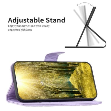 SKALO Xiaomi Redmi Note 14 Pro+ 5G BINFEN COLOR Quiltet cover Flip Cover - Lilla