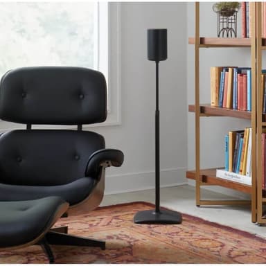 SANUS Gulvstander Justerbar til Sonos ERA 100 Par Sort